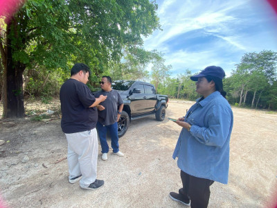 ตรวจสอบแนวเขตที่ดินเพื่อจัดทำโครงการขุดเจาะน้ำบาดาลเพื่ออุปโภคบริโภคขนาดใหญ่บ้านหุบกะพง ... พารามิเตอร์รูปภาพ 1
