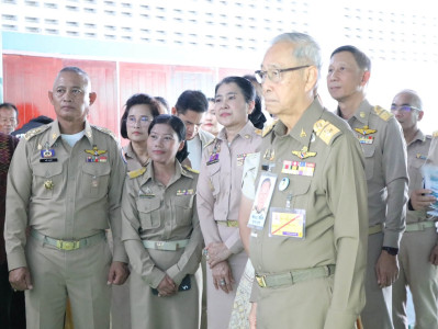 ร่วมพิธีทอดผ้าป่าสามัคคีเพื่อการศึกษาโรงเรียนบ้านหุบกะพง พารามิเตอร์รูปภาพ 1